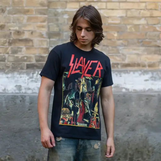 [10632] Футболка Slayer - Reign In Blood чорна