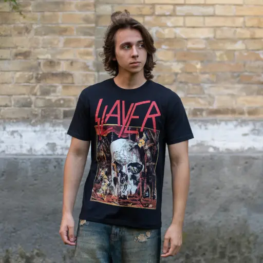 [11042] Футболка Slayer - South Of Heaven чорна
