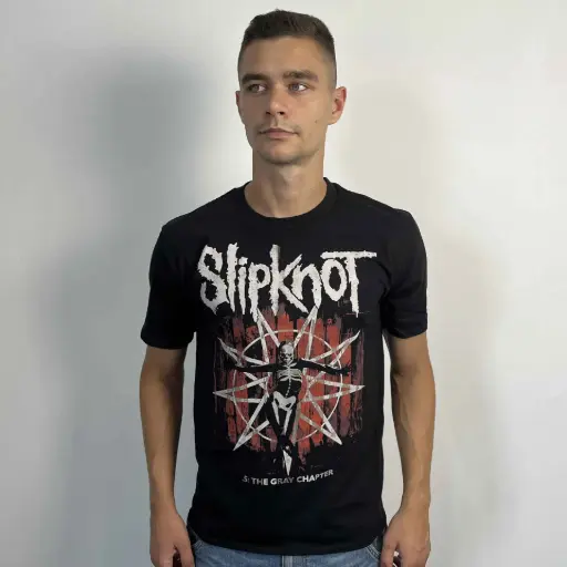 [10654] Футболка Slipknot - .5: The Gray Chapter чорна