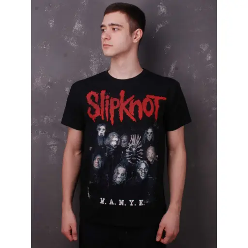 [11717] Футболка Slipknot - W. A. N. Y. K. чорна